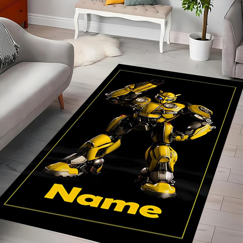 Custom personalization Bumblebee Area Rug - Perfect For Kitchen, Bathroom,Laundry Room Decor Large Size Available,Gift All Seasons