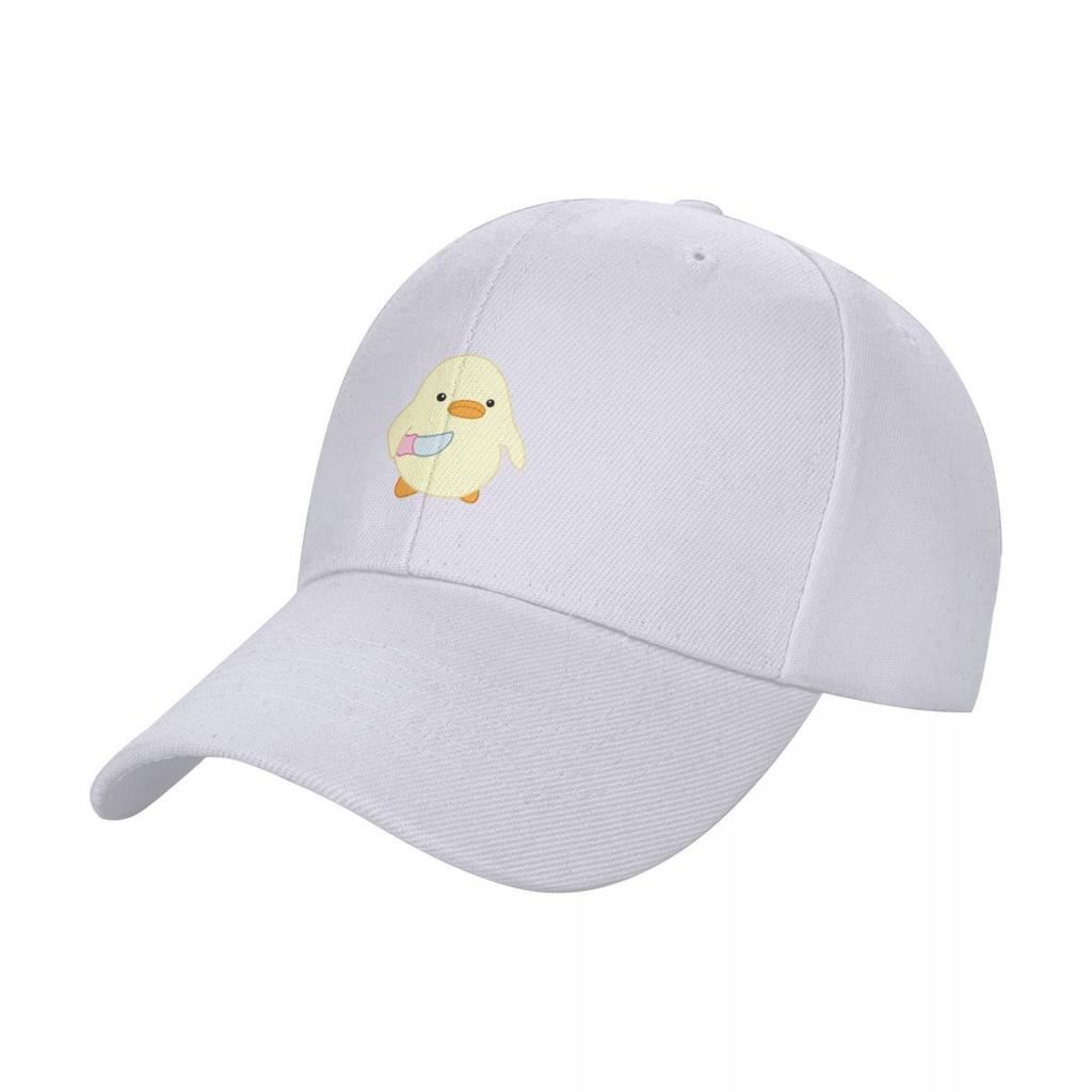 Ente mit Messer Meme Baseballkappe Schutzhelm Golf Strandhut Damen Herren