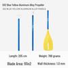 KOETSU Surf Paddleboard Dual-Use Aluminum Paddle: Single/Double Head Kayak & Paddleboard Paddle