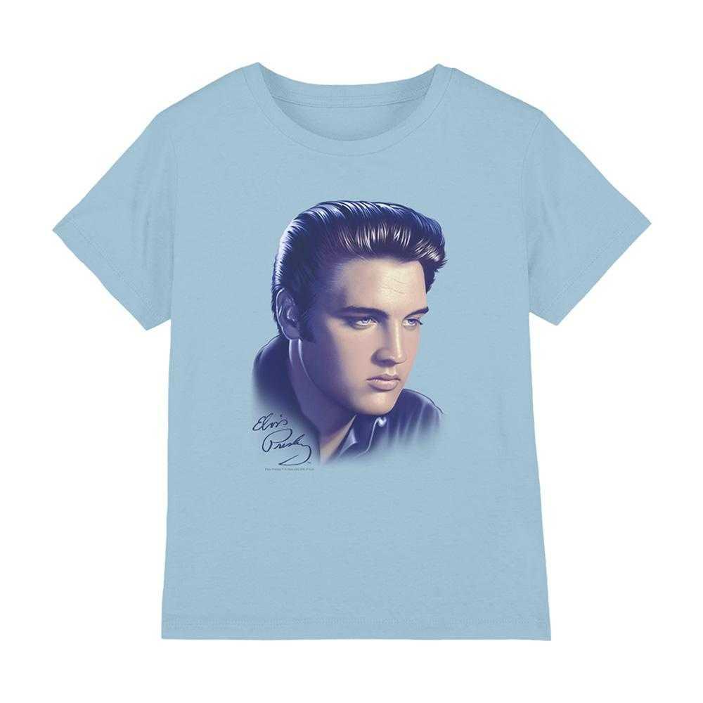 Elvis Presley Childrens/Kids Portrait T-Shirt