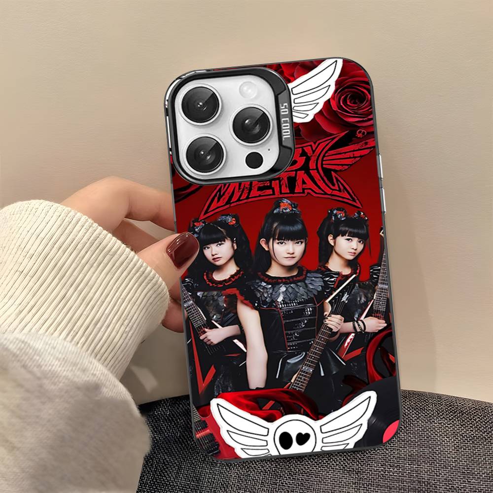 Japanese B-BABYMETAL Band Phone Case For IPhone 17 Air 16 15 14 13 12 11 Pro Max Color Hard Cover