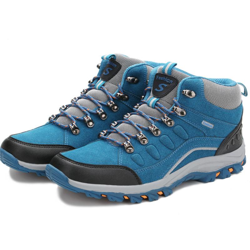Fashion Autumn Winter Shoes  Snow Boots Sneakers Men Waterproof Short Boots  Ankle Boots Warm Plush Couple Snow Work Shoes