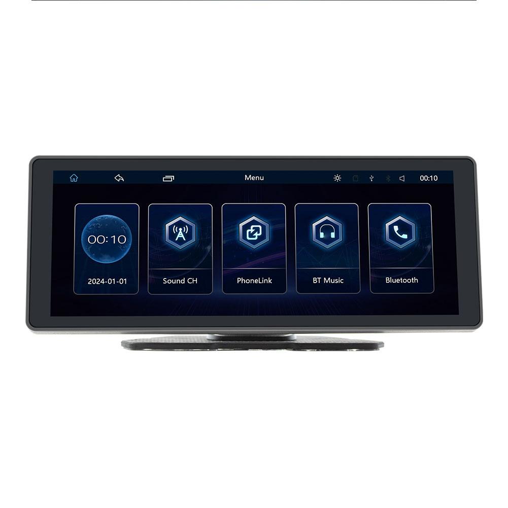 10.26" Wireless Portable Screen For Car, HD IPS Display Screen, Car Audio Receivers With Convertible Camera, Car Multimedia Player Compatible For