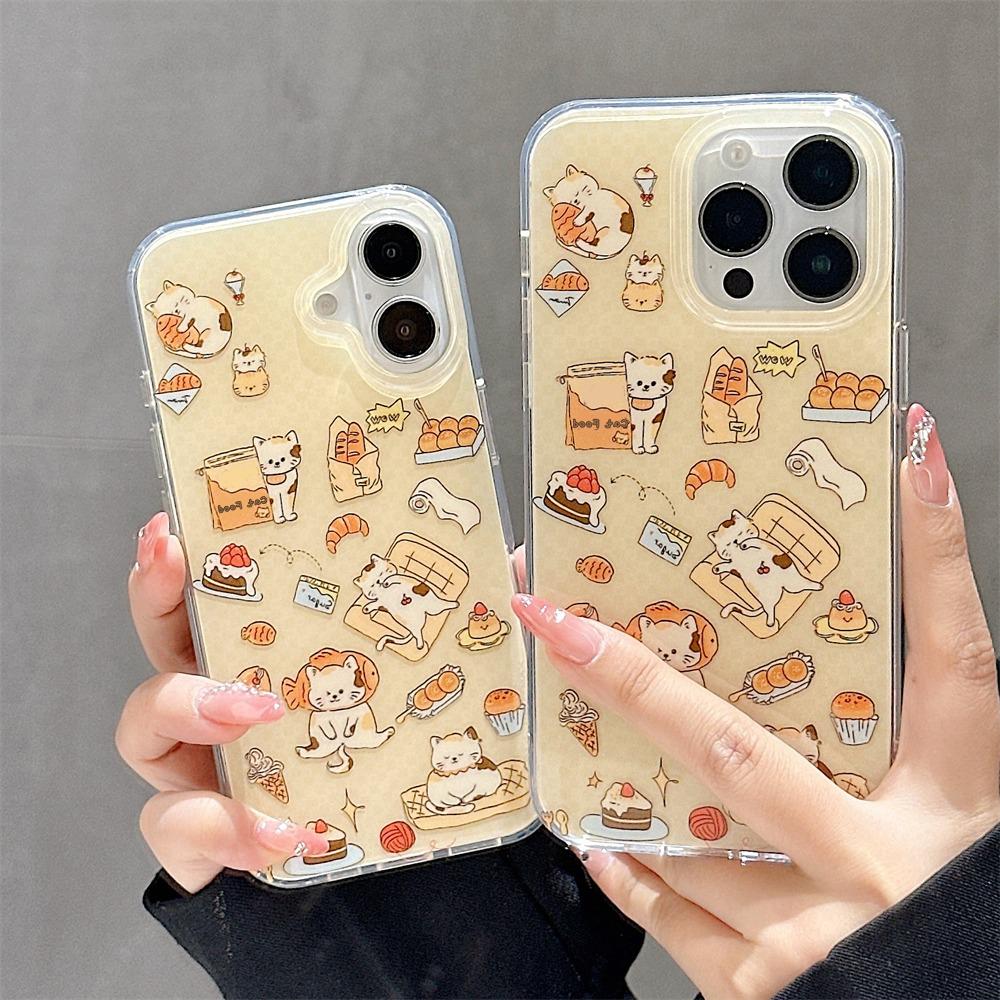 IMD Phone Case for iPhone 11 13 16 Pro Max Case iPhone 13 14 15 Pro Max 12 13 Pro Max 13 Pro 14 Pro Cartoon Cute Flower Animal Shock Wear-resistant