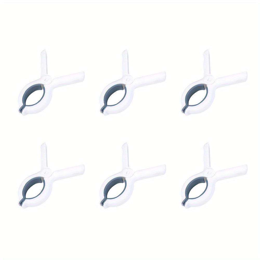 

6pcs Beach Towel Clips, Heavy-Duty Plastic Clothes Pins, Quilt Drying Clips, Windproof Clothes Clips, Keep Your Towel, Clothes