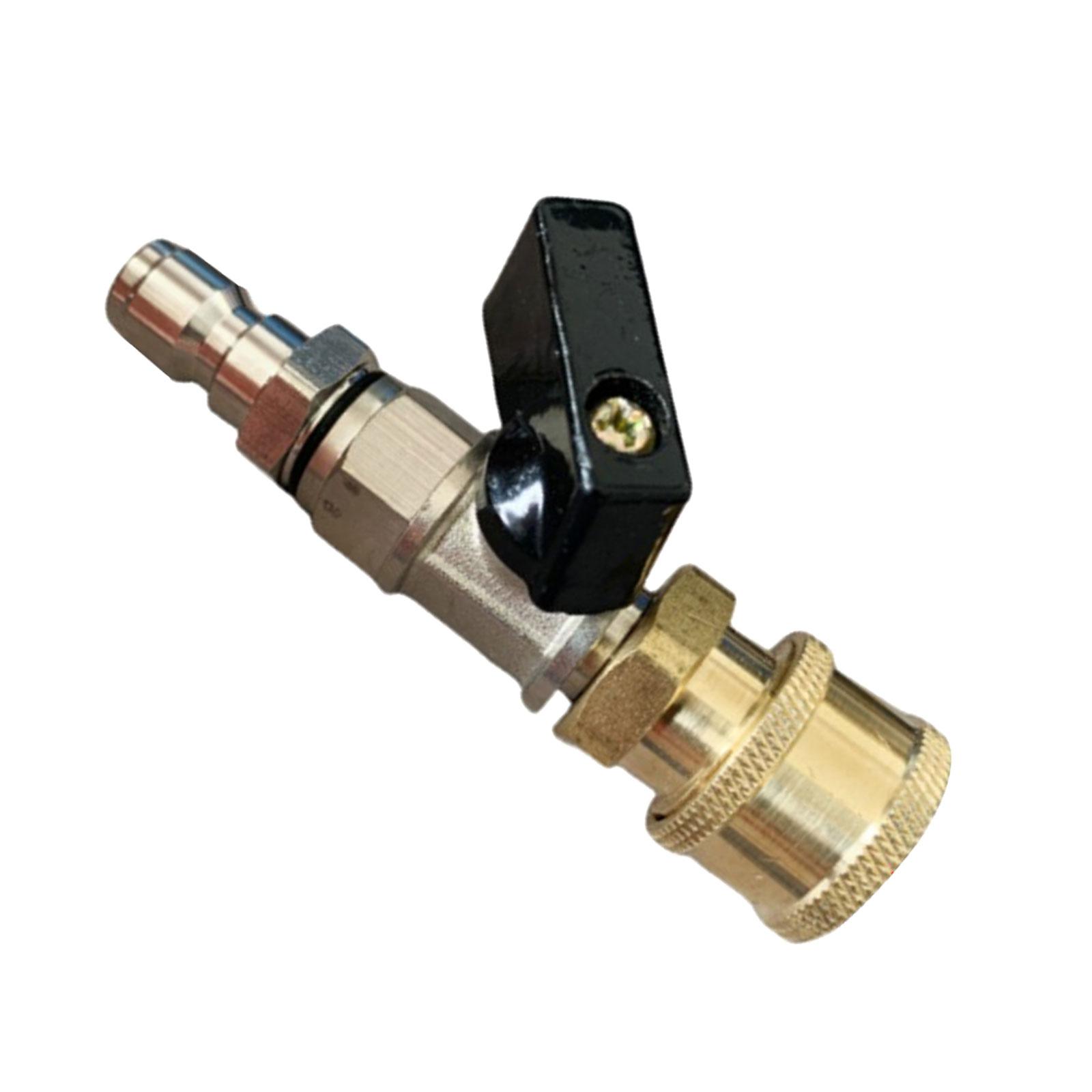 High Pressure Washer Ball Valve Kit Portable Easy to Use Durable Multifunctional