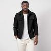 Men's Trendy Lapel Woolen Coat Single Breasted Solid Color Casual Slim Fit Jacket