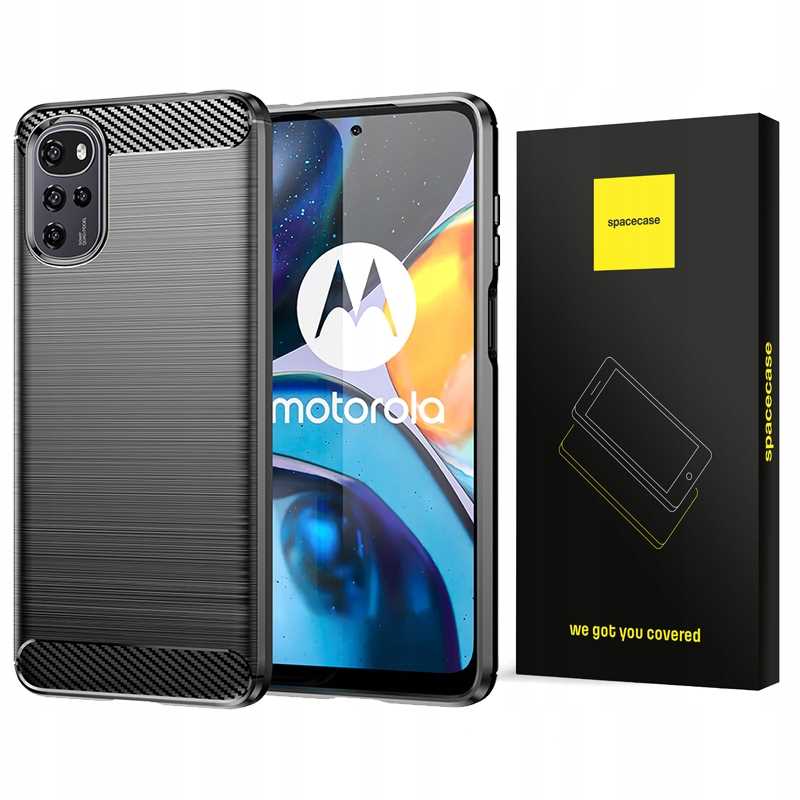 Sc Carbon Motorola G22/E32/E32S Czarny