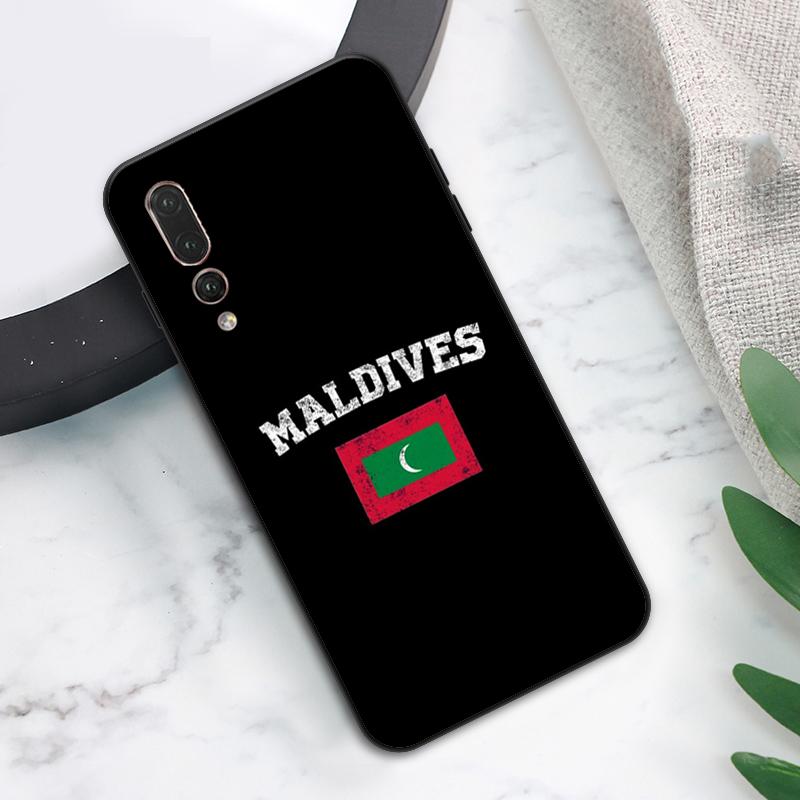 Maldives Flag Case For Huawei Nova 3i 7i 8i 11i 12i 9 10 SE Y73 Y90 Y70 Y72 Y61 Y91 P30 P40 Lite P60 Pro