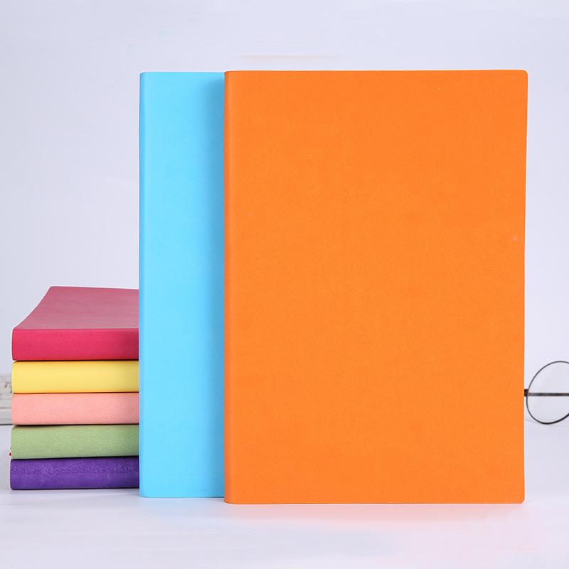 Hot Sale Customizable A5 Planner Notebook 50 MOQ Wedding Gift Notebooks 100 Sheets Spiral Binding Soft Cover PU Leather Stock
