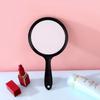 Portable Double-Sided Makeup Mirror with Magnifying Side and Printed Logo