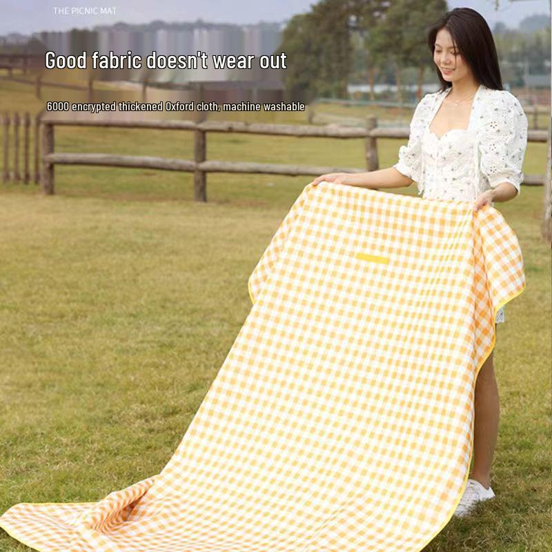 Foldable Waterproof Outdoor Picnic Mat - Moisture-Proof, Thickened Cushion for Camping, Lawn, or Tent Use