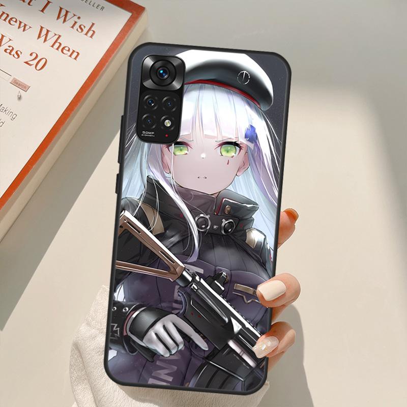 Girls Frontline Game Case For Xiaomi Redmi Note 10 8 9 11 Pro 8T 9S 10S 11S Redmi 10C 9C 9A 9T K50 K40 Gaming
