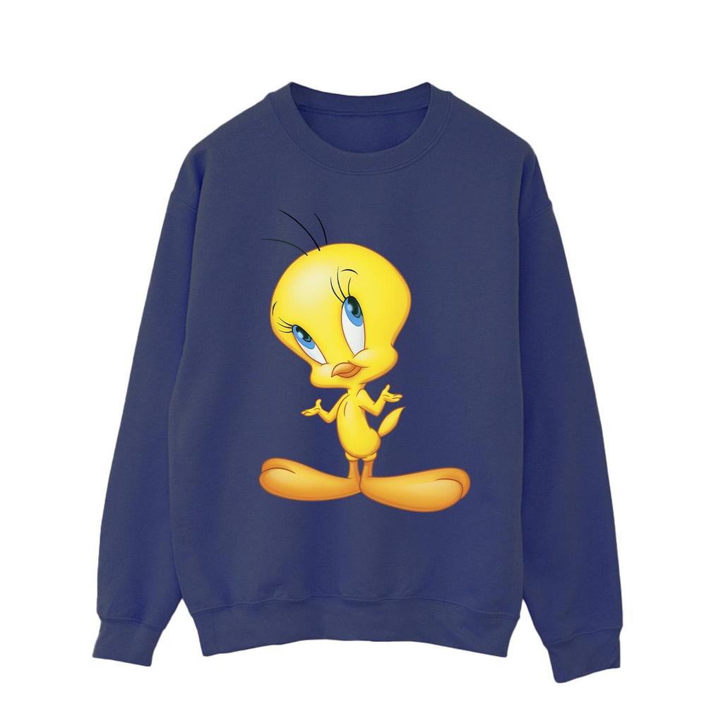 Looney Tunes Mens Tweety Standing Sweatshirt