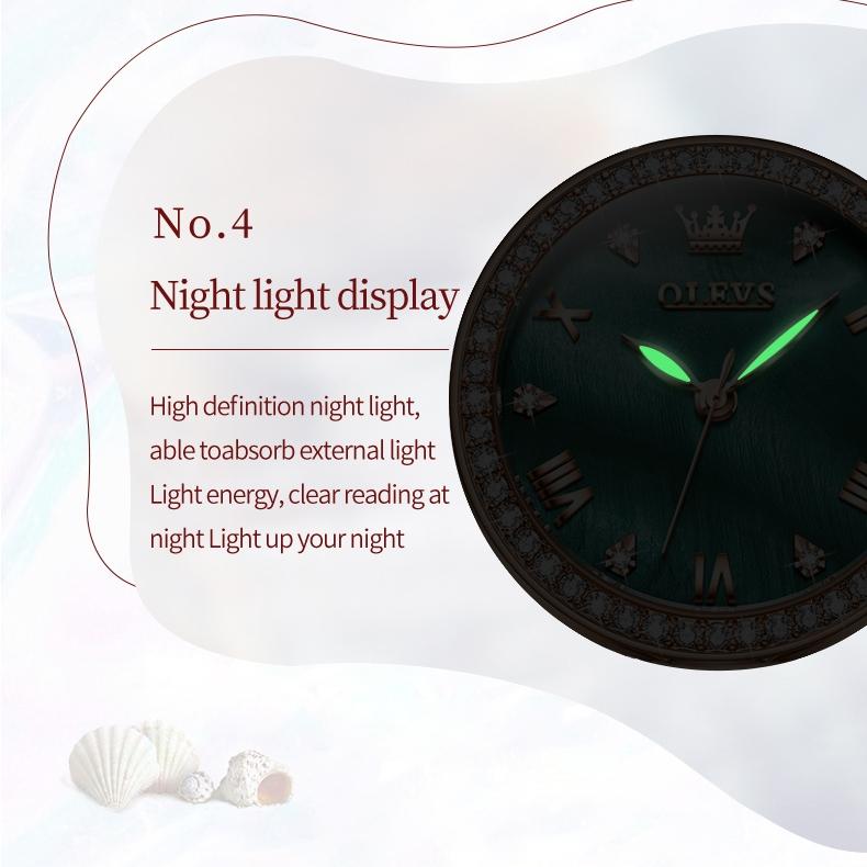 Nuevo Reloj de marca OLEVS, reloj de pulsera ligero de lujo, reloj de cuarzo nicho, reloj