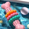 1pcs Pet Toys Dog Chew Meaty Bone Toys TPR Bone Type Multi-meat Pieces Bite Bite Resistant Teeth Toy Set Dog Bone Toy Supplies