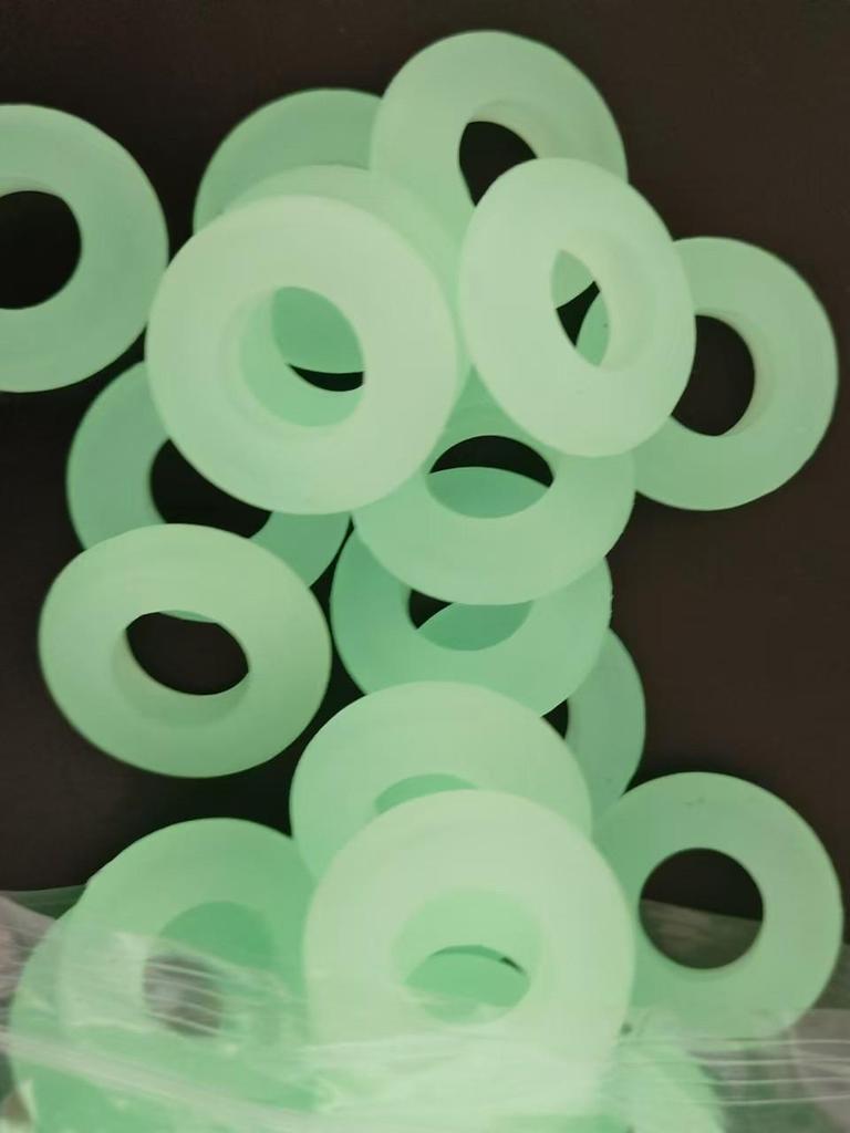 Large Elastic Silicone Fishing Rod O-Ring - Luminous Finger Ring Fishing Accessory