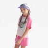 MQD Girls' Summer Letter Print Short-Sleeve T-shirt