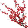 Spring Plum Blossom Bouquet Branch Silk Flower Artificial Flowers for Wedding Home Office Party Hotel Yard Decoration