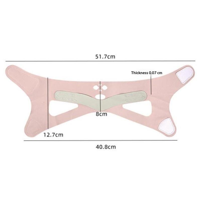 Anti Snoring Chin Strap Soft Skin-Friendly Sleep Belt Breathable Non-Slip Chin Support for Men Women Daily Sleep