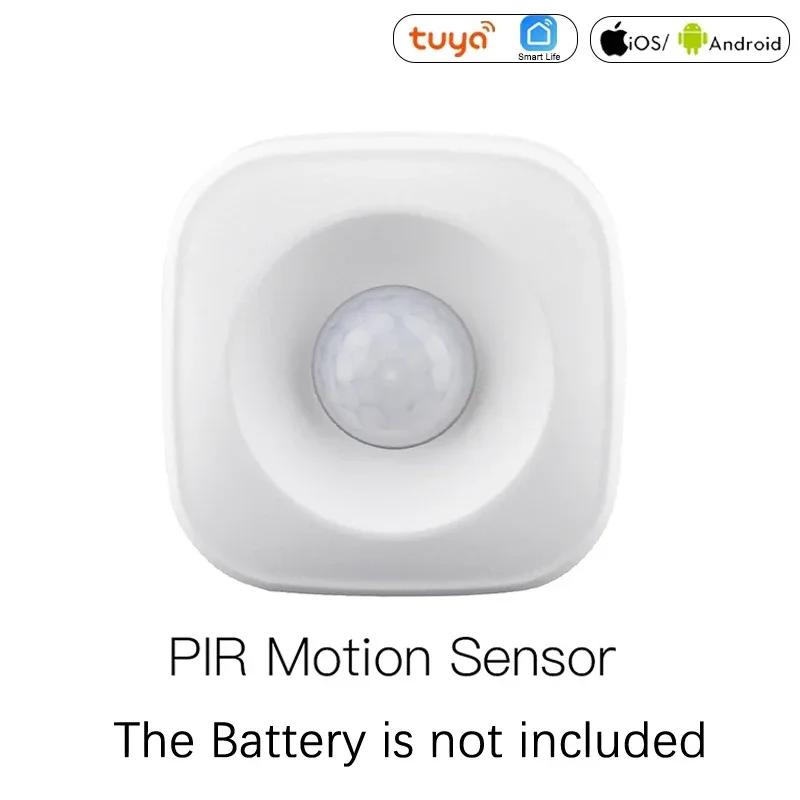Tuya Smart WiFi PIR Motion Sensor Human Detector Smart Life Tuya App Remote Control Alarm System Smart Body Movement Sensor