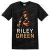 Riley Green Country Sänger Gitarre Western Porträt Konzert Fan T-Shirt Musik Tee