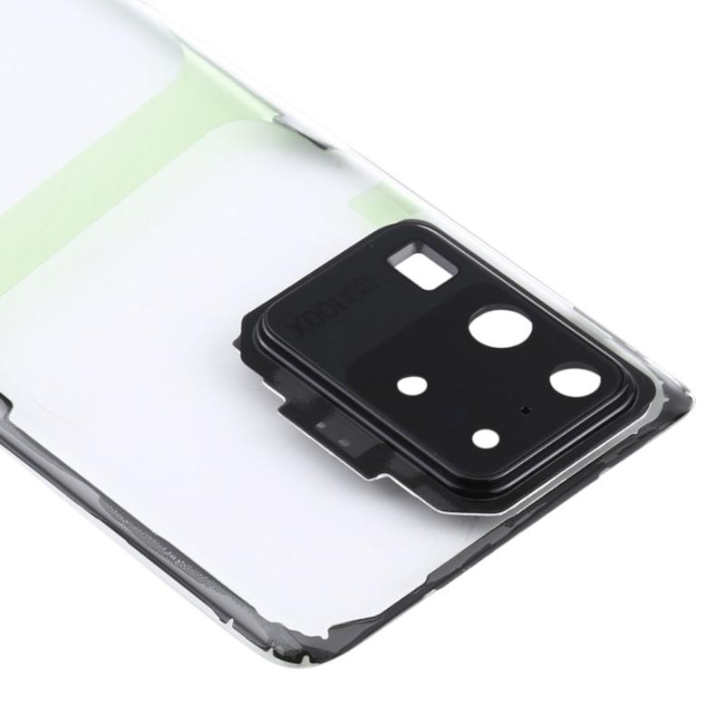 Impact Resistant Battery Cover Replacement For S20 Ultra Phone Glass Back Panel Easy Installation