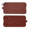 Cookie Decorating Molds 19-Hole Silicone Button Molds, Three Sizes DIY Cake Tray, Handmade Candy Flexible Easy Release Baking Gadgets for Chocolate