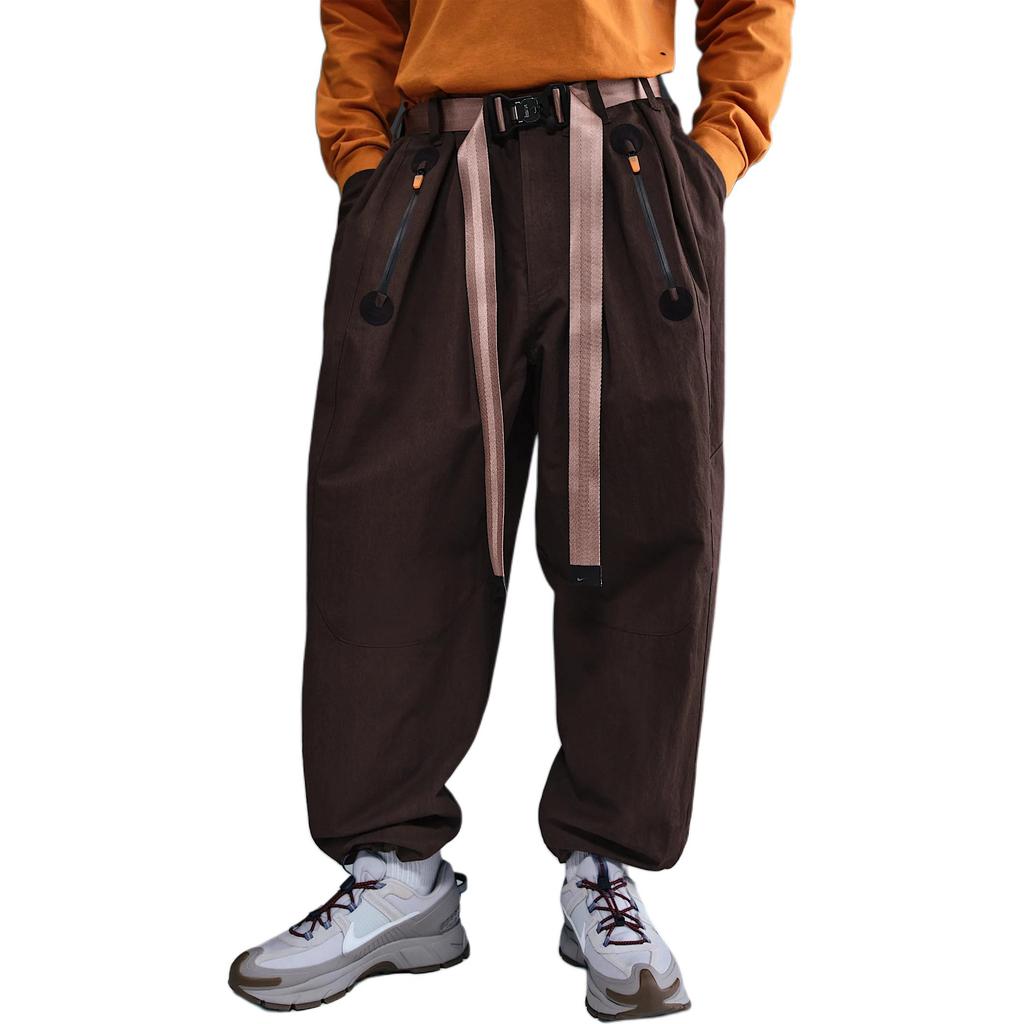 Nike ISPA Comfortable Versatile Fashion Sports Long Pants Unisex Bottoms Earth-Color Smoky-Purple-Red HF6405-227