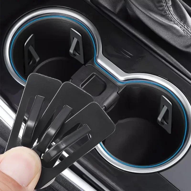 Black Self-Adhesive Limit Fixing Clip Car Cup Holder Pad Universal Console Slot Locking Accessorie Locking Retrofit Fixing Clip