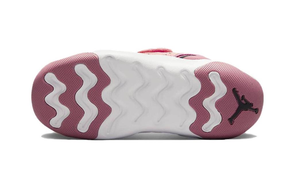 Jordan 23/7 Slip Resistant Cushioning Low Top Children's Basketball Shoes Pink White Children Aged 3 7 Years Old DQ9293-616
