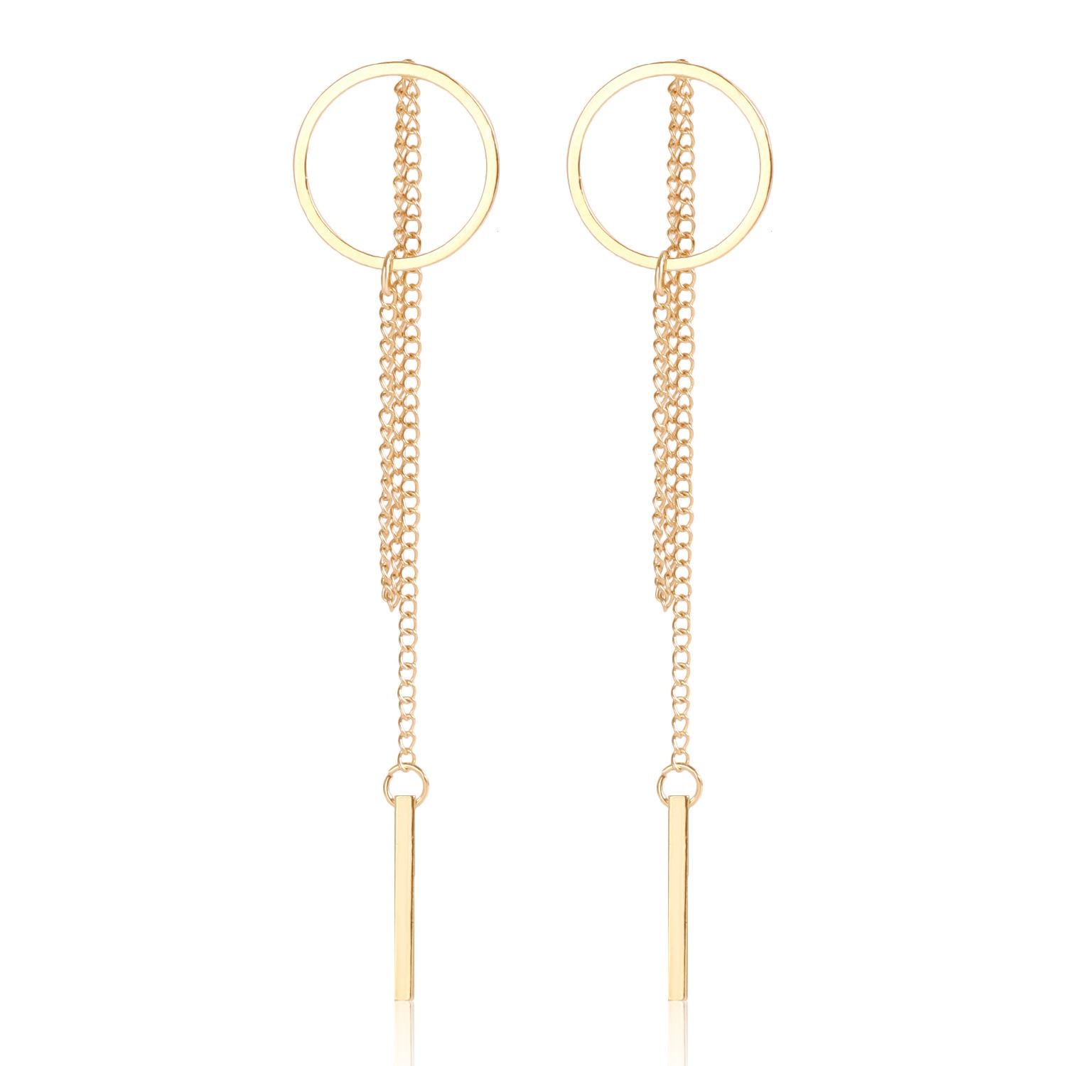 

Модные серьги-гвоздики для женских украшений золотой