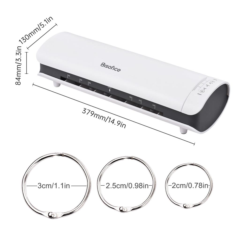 SL988 Desktop Laminator Machine Set A4 Size 6IN1 Multifunctional Hot and Cold Lamination 2 Roller