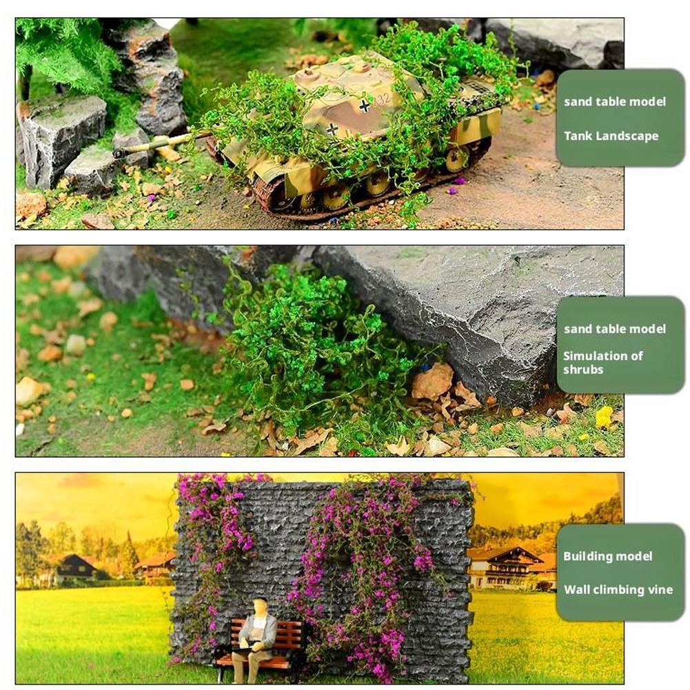 Simulated Micro Landscape Decoration Of Green Plants Diy Micro Landscape Wall Plants Layout Accessory Diorama Kits New