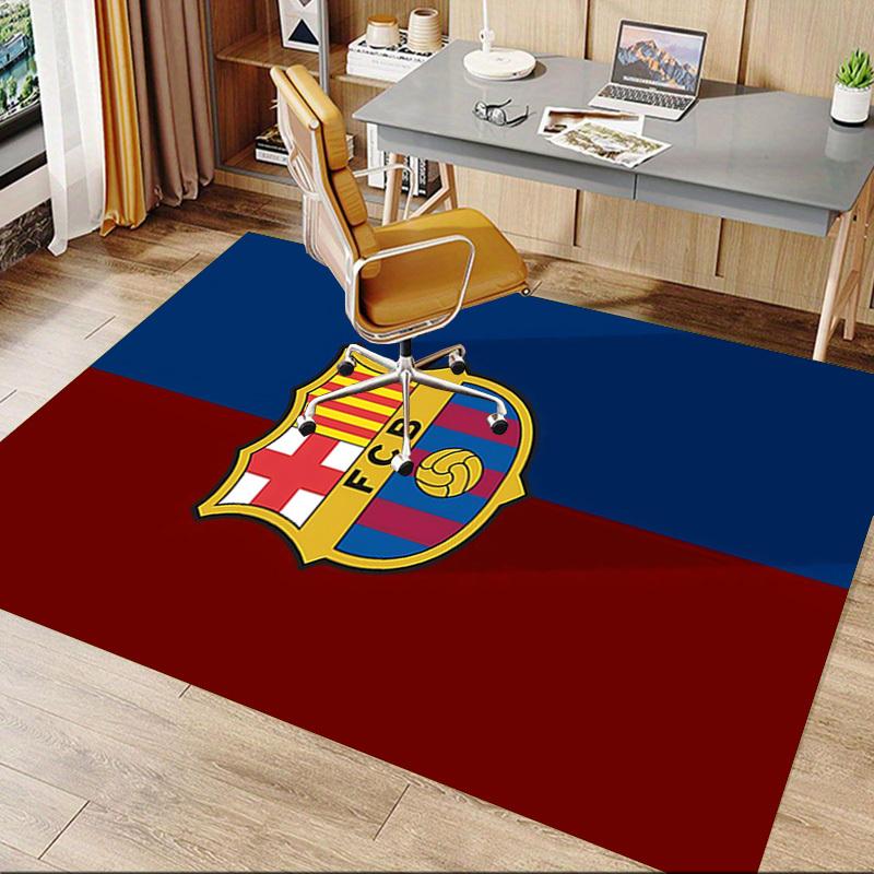 1 Stück FC Barcelona Extra Groß Rutschfester Teppich, Büro, Familie, Schlafzimmer, Studio Großer Teppich Innenbereich