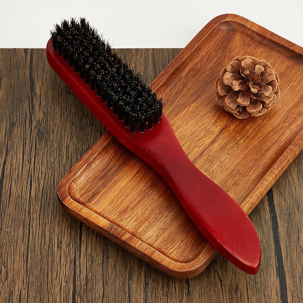 2pcs Premium Hairbrush with Wooden Handle-Reduces Frizz and Static- Scalp Massage Brush Set for All Hair Types