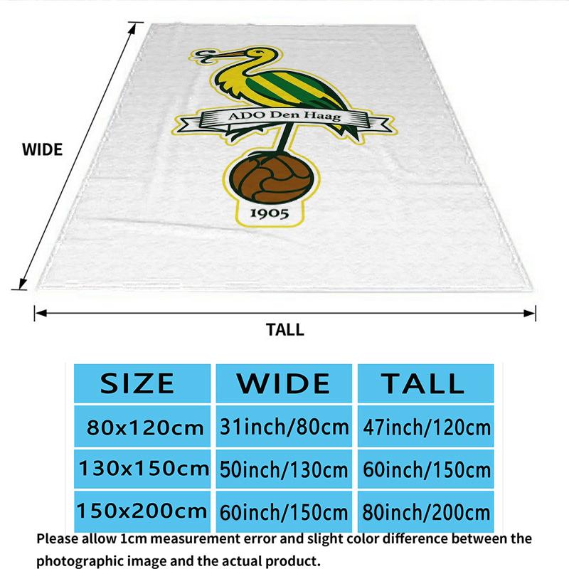Ado Den Haag Print Flannel Blanket, High quality Comfortable for All Seasons, Home Decor, Warmth and Comfort, Perfect for Christmas Gifts