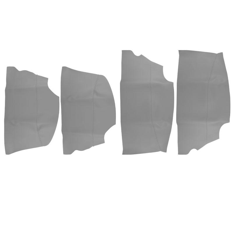 For Toyota Verso 2009 - 2013 2014 2015 Microfiber Leather Door Armrest Panel Cover with Mount Fittings Car Interior