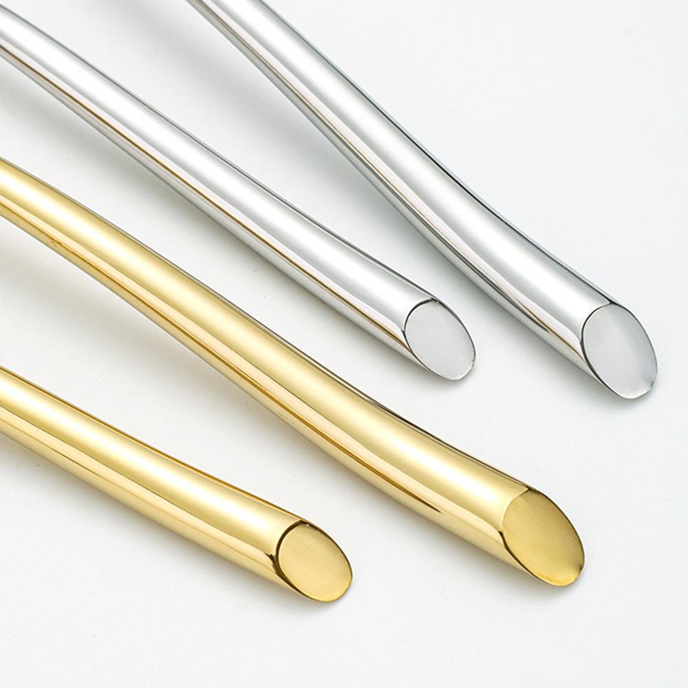 5pcs Silver/Golden Dinnerware Cutlery Set Mirror Stainless Steel Tableware Knife Fork Dessert Spoon New Western Kitchen Flatware