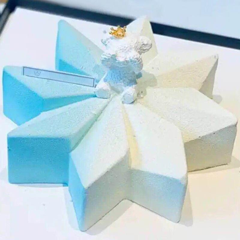 Achteckige Kuchen-Backform, DIY-Geburtstagsfeier, Schokoladenkuchen-Dekoration, leicht zu lösende Silikonform, Küchenutensilien