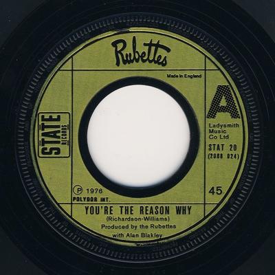 7inch Record RUBETTES - You're The Reason Why STAT20 State Records 1976 UK Rock Used