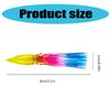 20Pcs Squids Skirts Fishing Baits Soft Octopuses Lure Colorful Trolling Fishing Lure Saltwater Fishing Tackle Enduring