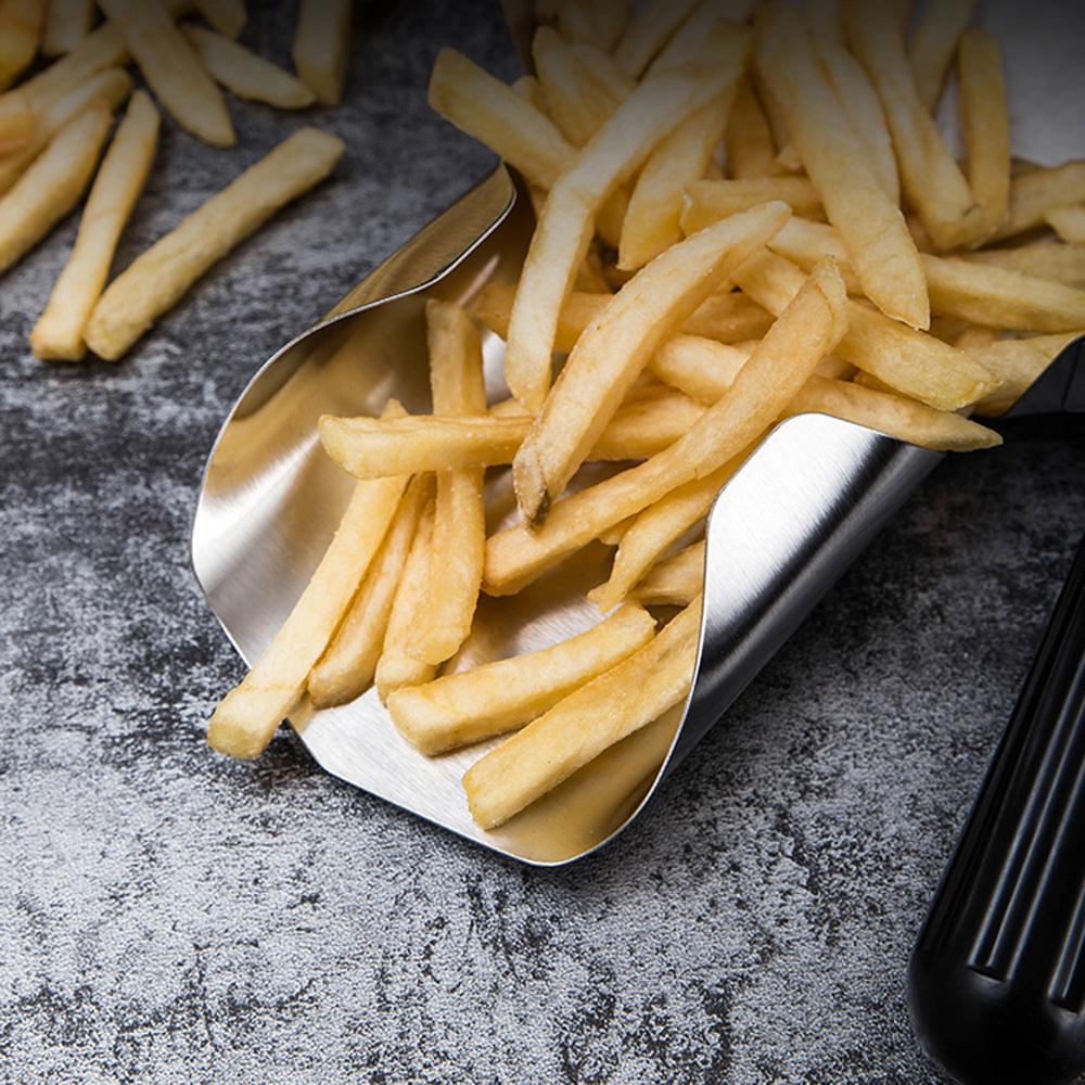 Kitchen Utensils Burger Home Desserts French Fries Shovel Chip Scoop Snacks Scooper Packaging Tool
