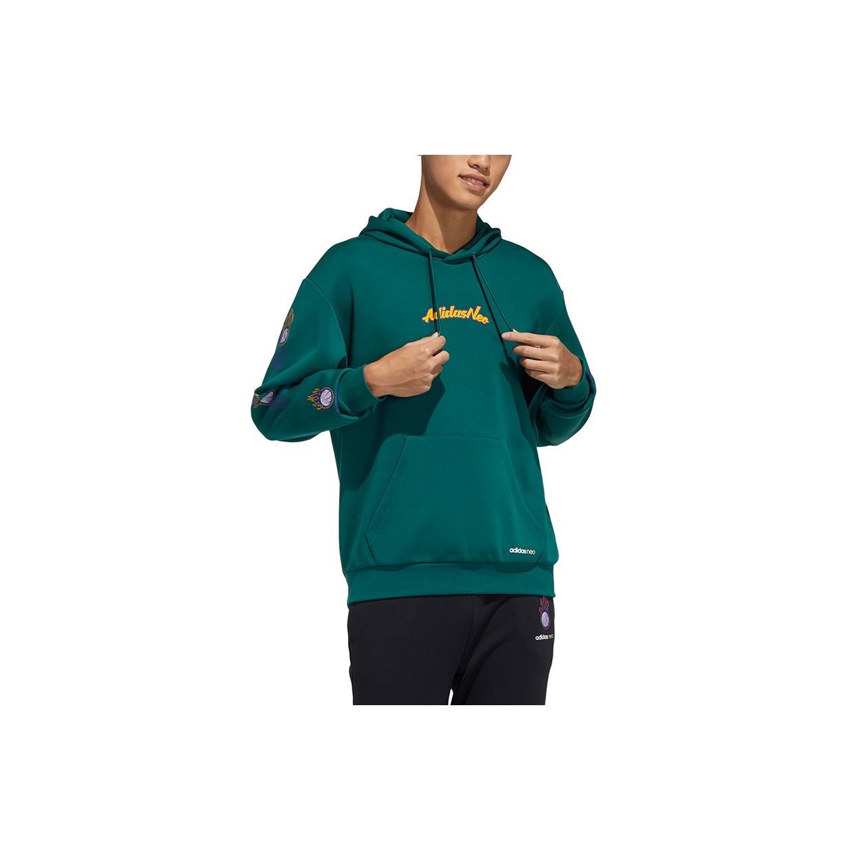 adidas neo M Ssfv2 Basketball Sports Printing Pattern Forest Green Men s H14176 XL