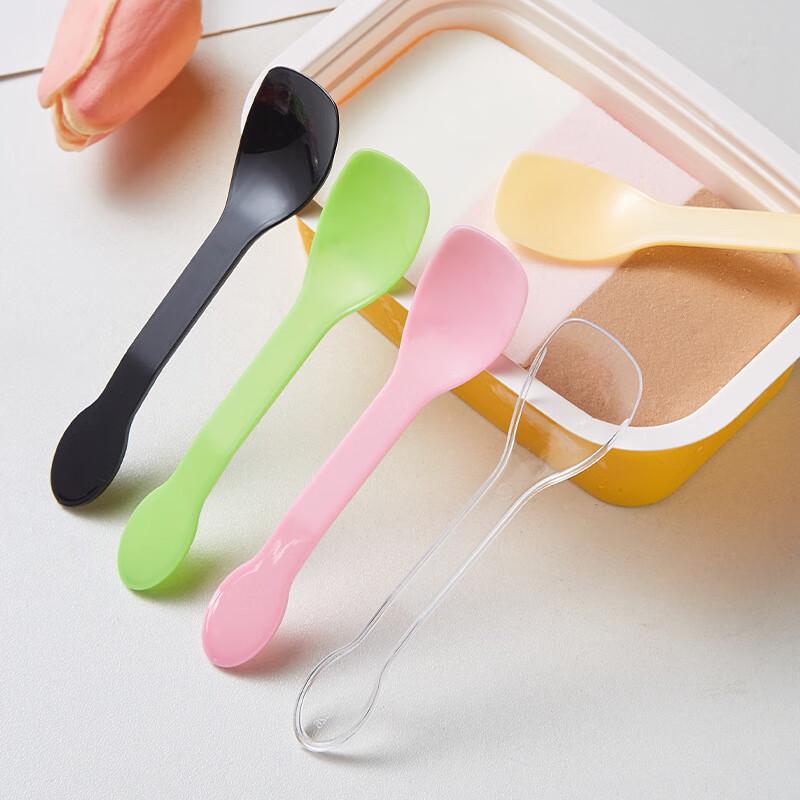 Disposable Individually Wrapped Ice Cream Spoons
