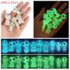 20pcs Luminous Elves Mini Figures Fish Tank Decor Kodama Glow Dark Garden Micro Flower Potted Ornament Toy Gift In the Kid Friendly Entertaining Fun