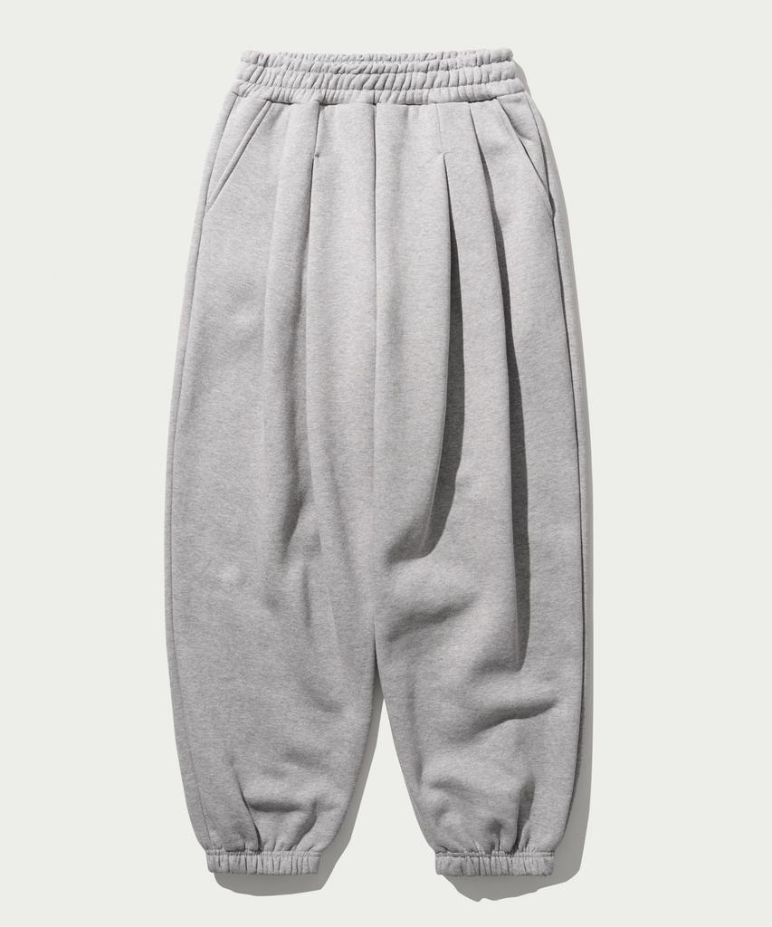 PUNCHLINE From Over Double-Tuck Balloon Sweatpants Grey Nslp9185