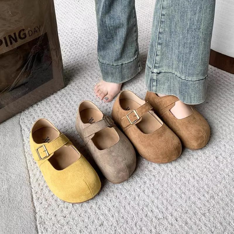 Muffin thick-soled ugly cute Mary Jane single shoes women's fashion non-slip retro versatile flat casual shoes