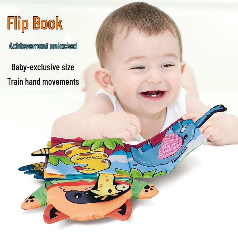Bite-Resistant Interactive 3D Finger Cloth Book for Early Childhood Learning