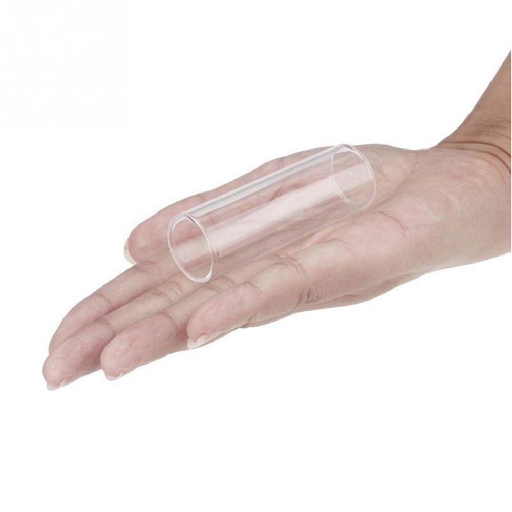 Inradius Finger Knuckle Guitar Accessories 60mm Length Tube Glass Slide String Slide Finger Sliders